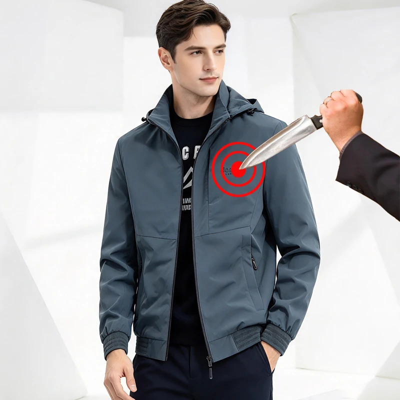 Military Tactical Stab-Resistant Cut-Proof Jacket Men Soft Self-Defense Anti-Coltello Safety Tatico Clothing  Anti Stab-Jacket