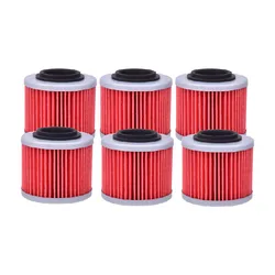 1/2/4/6 pcs Oil Filter For BMW G650 XMOTO G650GS SERTAO G650 F650 SE 650 FUNDURO F650ST F650GS DAKAR F650CS 1993-2015