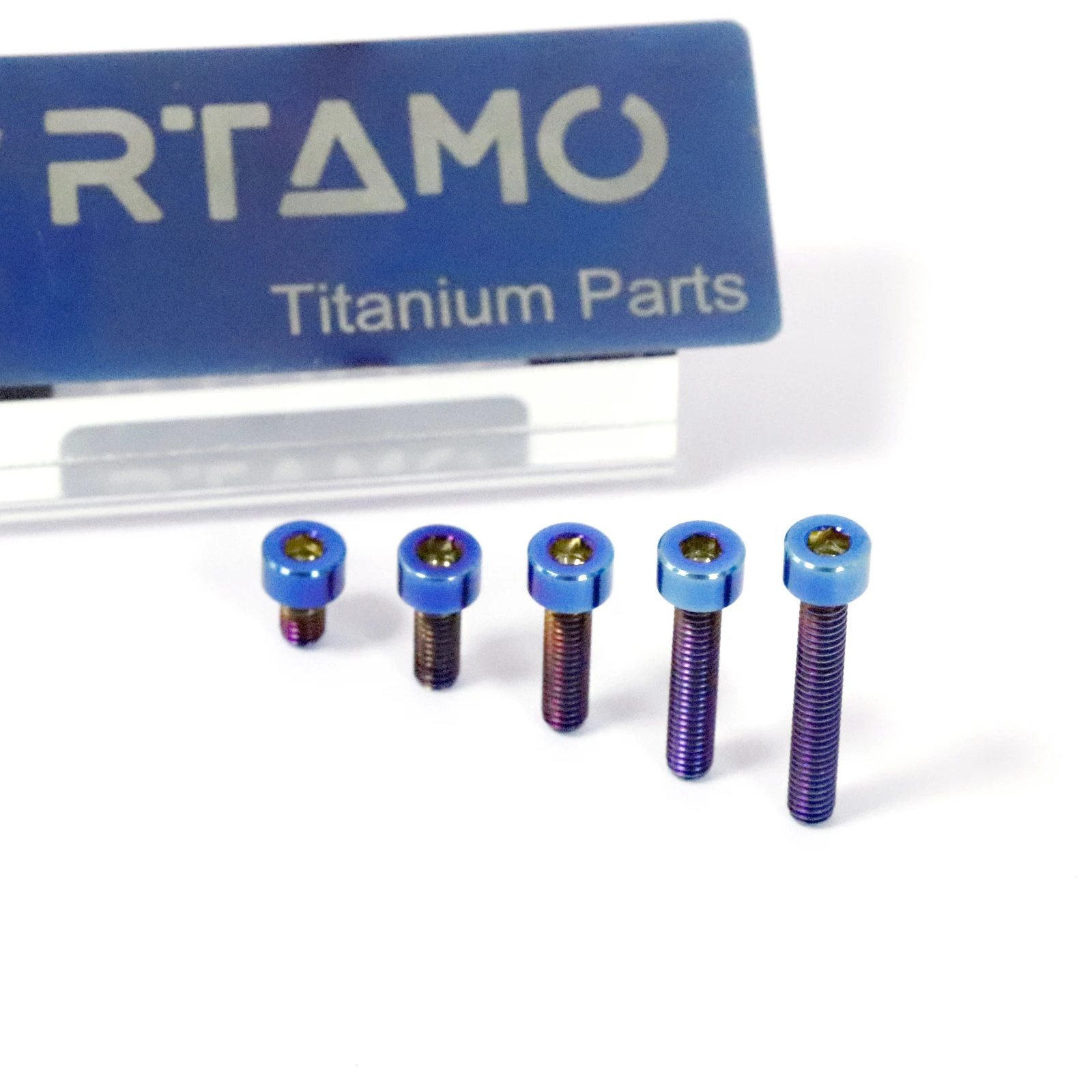 RTAMO مسامير التيتانيوم Gr5 البراغي x6/8/10/12/15/مسامير أسطوانية M4x6/8/10/12/15/رأس مقبس سداسي أسطواني لبراغي قرص استشعار ABS