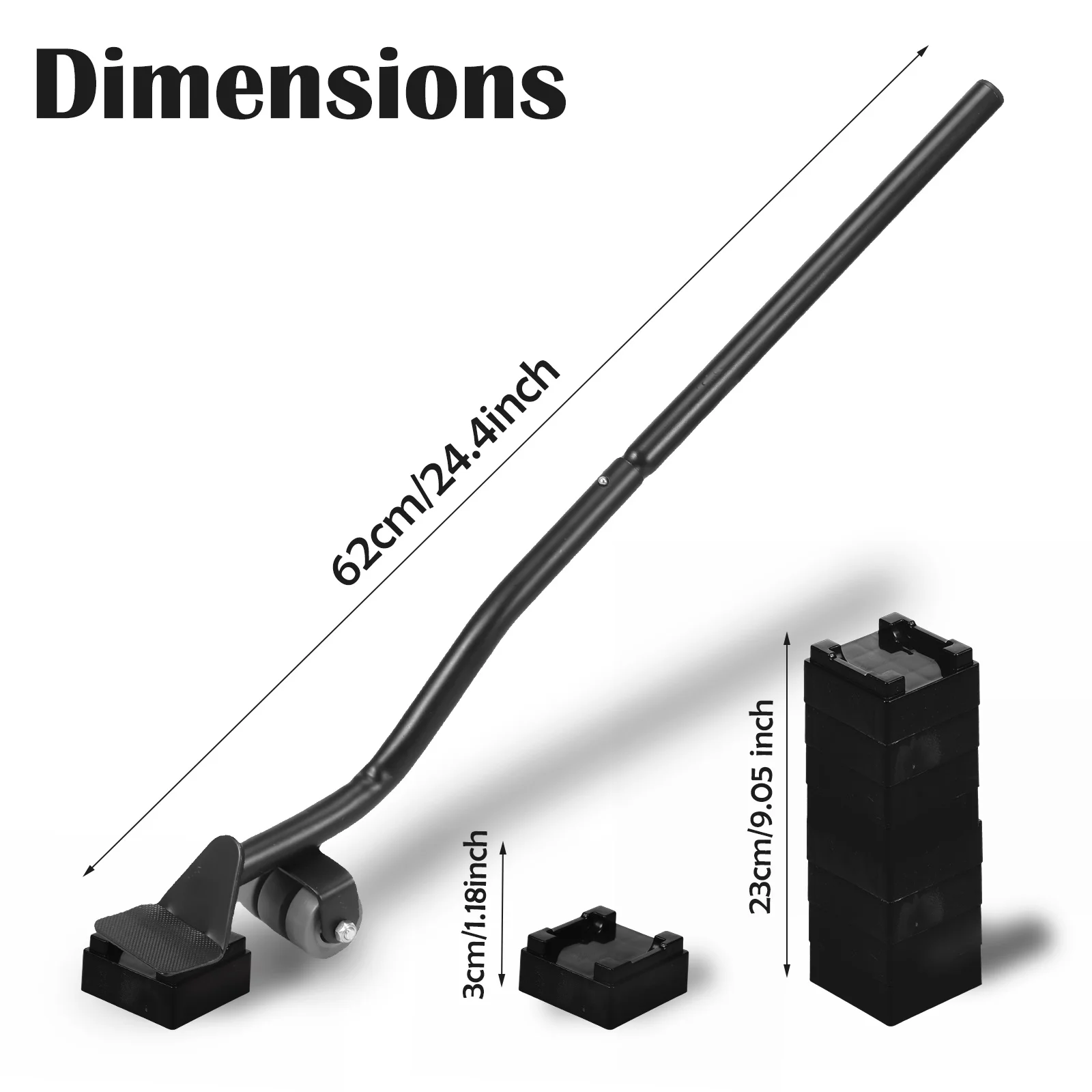 أداة نقل الأثاث شديدة التحمل، خزانة الغسالة، نقل الثلاجة، رفع الأثاث المتحرك #6