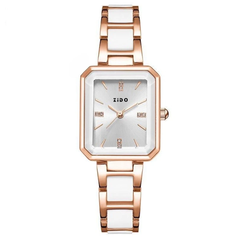 ساعة نسائية أنيقة على الموضة متعددة الاستخدامات ساعات كوارتز مربعة الشكل هدايا فاخرة للسيدات ساعات المعصم Reloj Mujer Montre فام سيساك