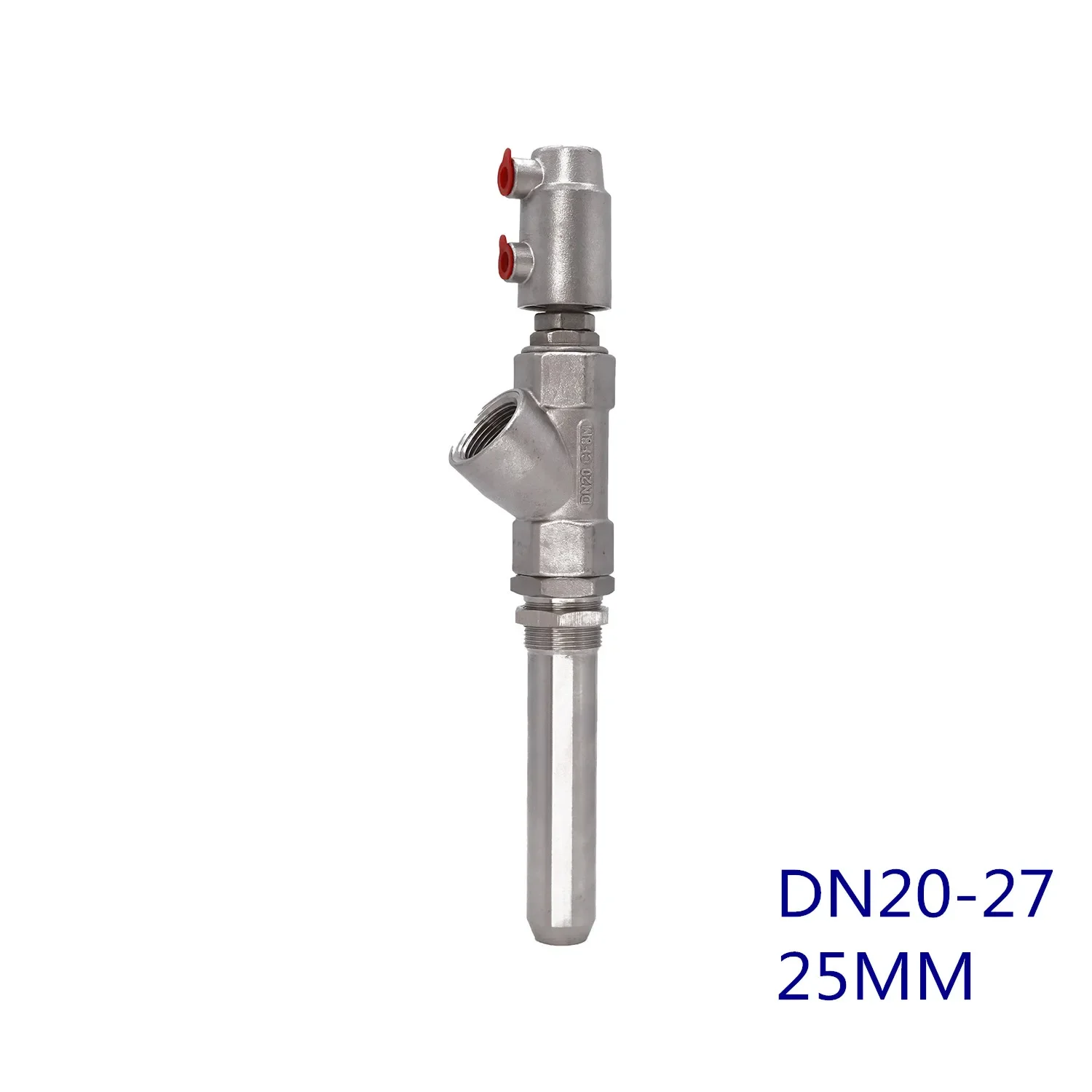 

Free Shipping Stainless Steel DN20Extension Rod Anti Drip Leakage Pneumatic Linear Discharge Nozzle Filling Valve Discharge3/4"