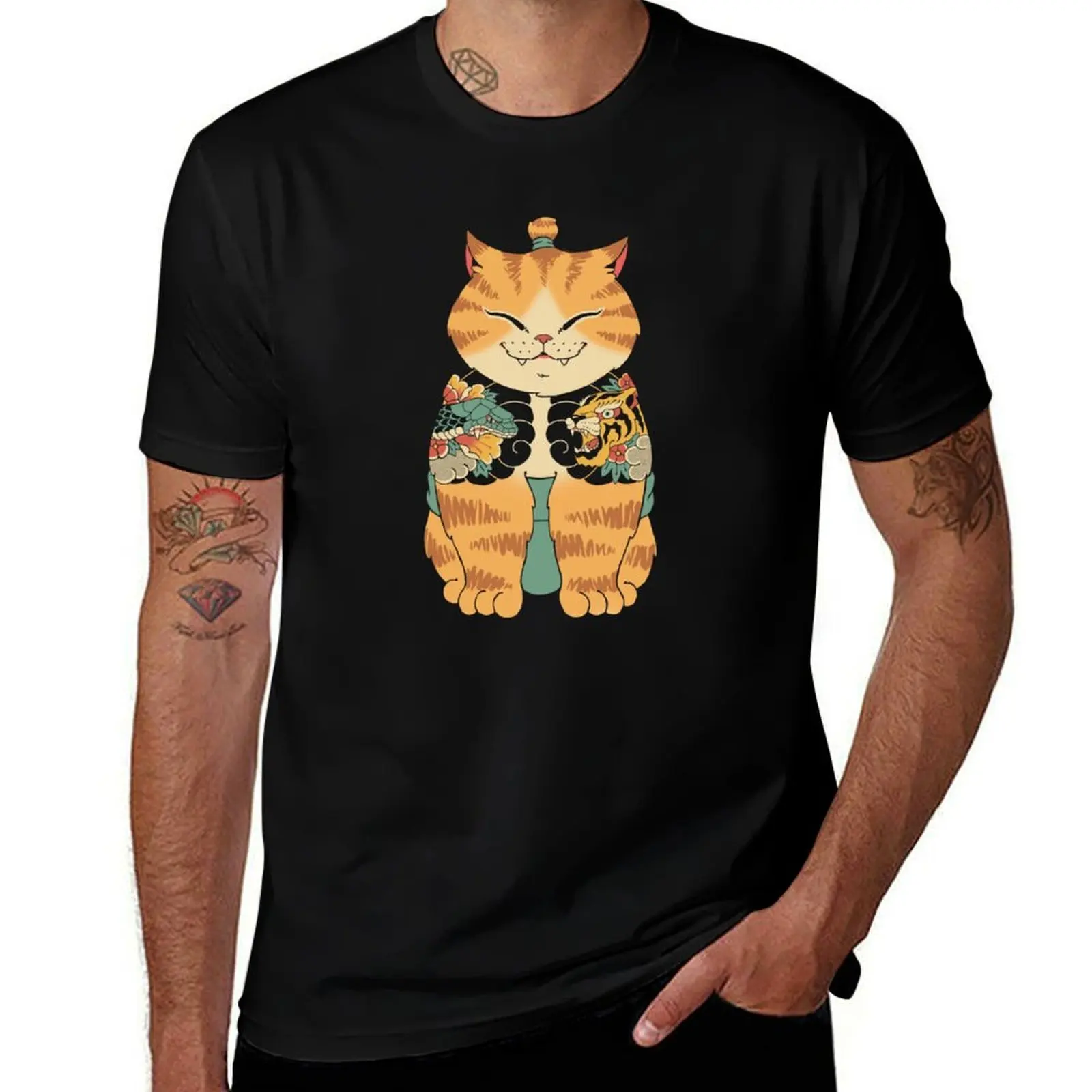 

Cat Sumo T-Shirt aesthetic clothes man clothes sublime tee shirts for men