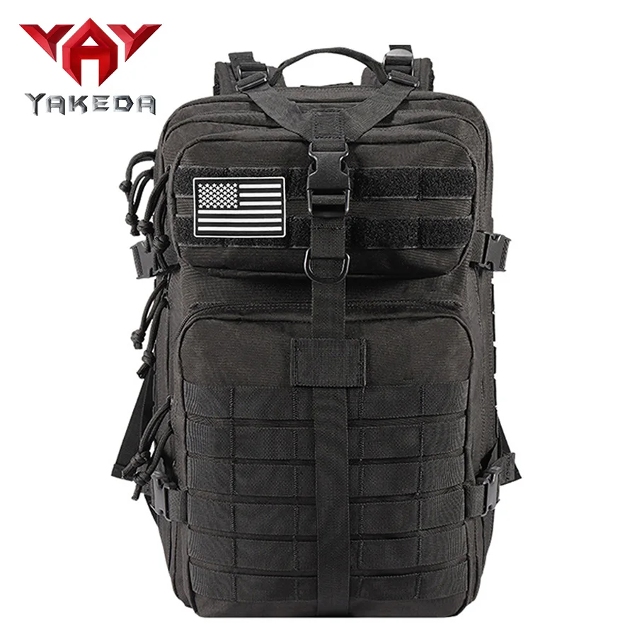 YAKEDA شعبية كبيرة 3P حقيبة 45L سعة كبيرة حقيبة التمويه الرياضة في الهواء الطلق على ظهره تسلق الجبال على ظهره