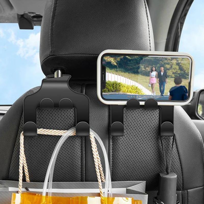 

1PCS Universal Headrest Mount Car Seat Back Hanging Hook Fastener & Clip Seat Hanger Purse Bag Organizer Holder Vehicle Hook