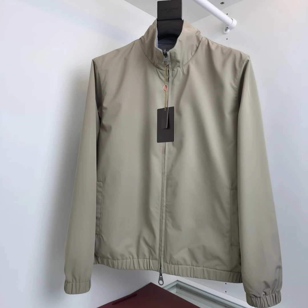 

Italian LP 25aw wool blend solid color double-sided casual jacket