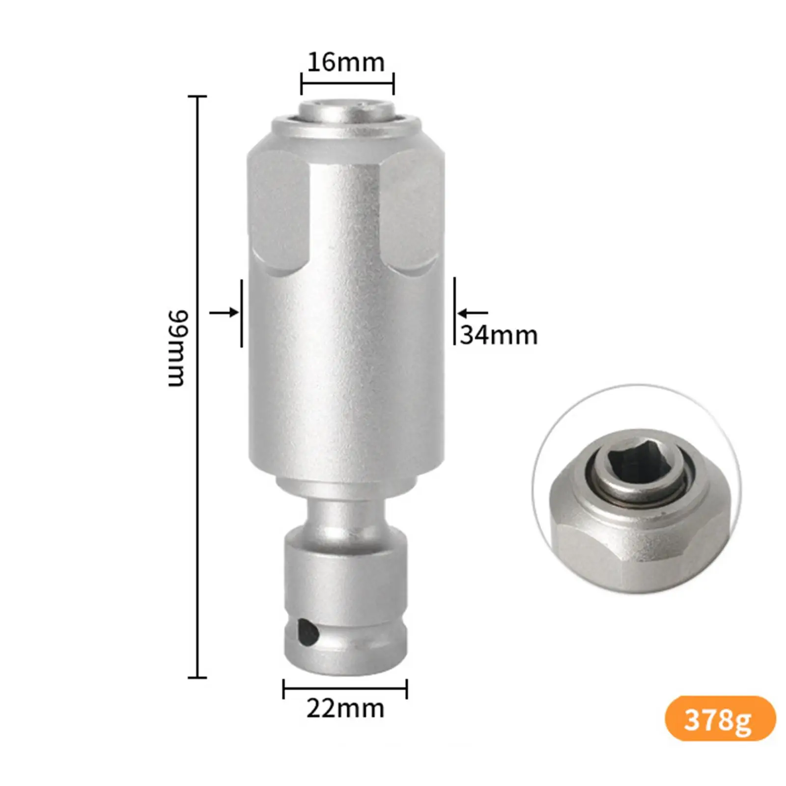 Chuck Adapter Socket Adapter Impact Adapter Socket Ratelsleutel Adapter voor slagmoersleutels