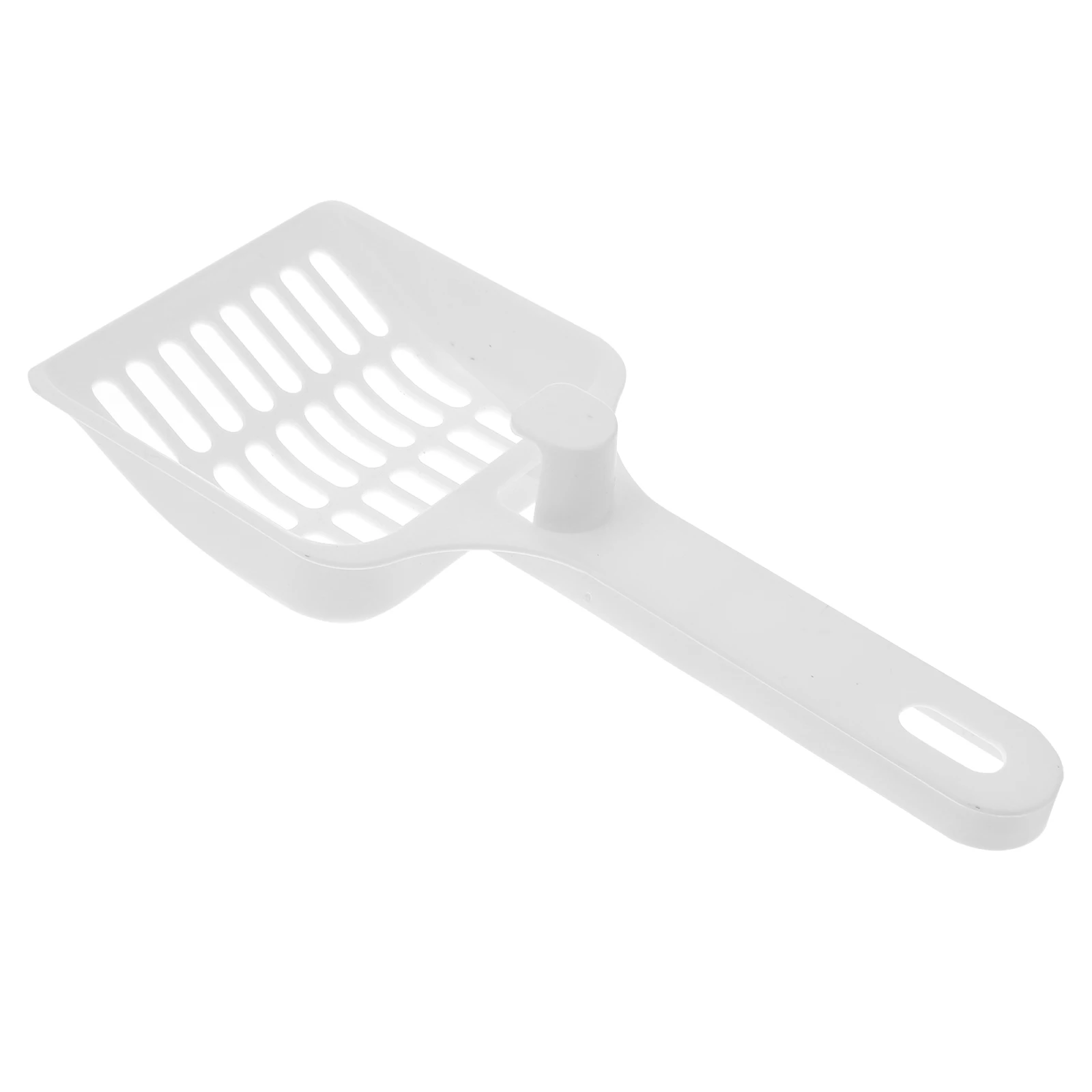 

Cat Litter Shovel Small White Scooper Cleaning Pet Accessories Poop Filter Supplies Durable Practical Long Term Use Corrosion