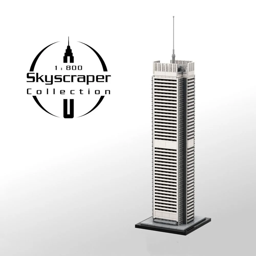 

MOC-158401 The New York Times Building / Tower 1:800 Scale by SPBrix 1502pcs building block set model