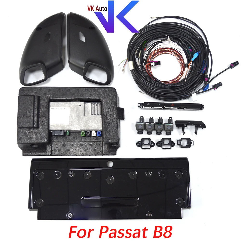 For Golf MK8 Passat B8 ID4 360 panoramic camera kit module harness 5WD980546 5WD 980 546