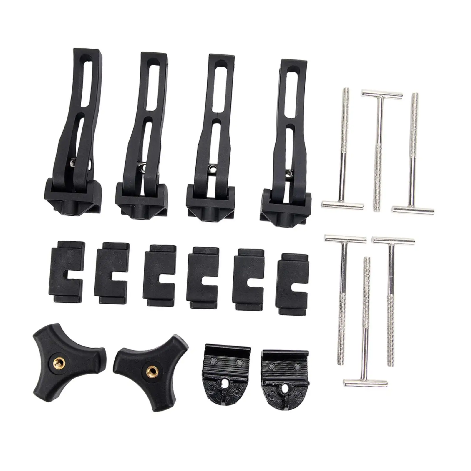 Tonneau capa braçadeira acessório versátil resistente profissional de alto desempenho fácil instalação conjunto fixador tampa tronco do carro