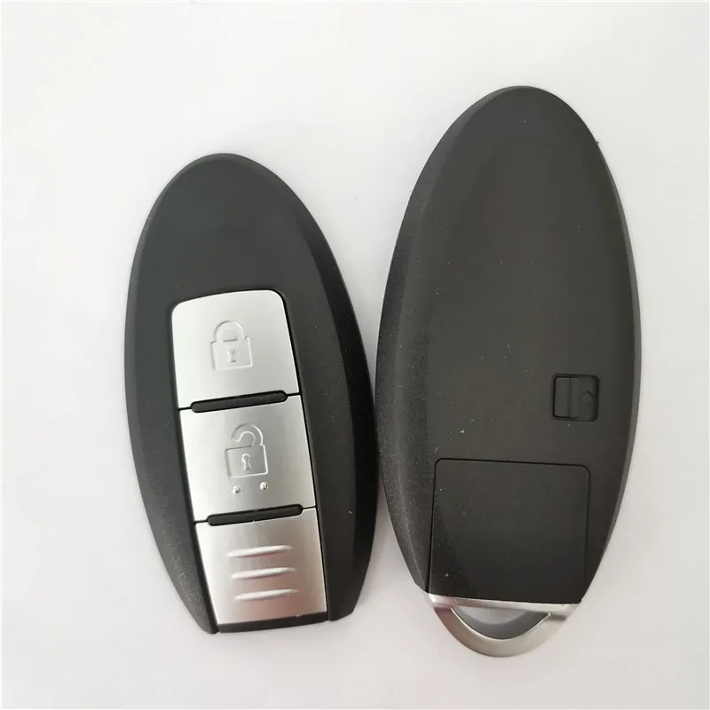 

3PCS 2/3 Button Smart Remote Key Shell Case For Nissan Qashqai X-Trail Murano Versa Teana Replacement Smart Card