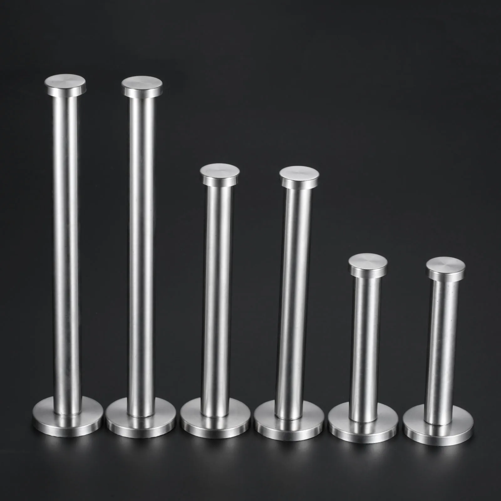 DRELD 2Pcs เสื้อผ้า Robe Hooks สแตนเลสสตีลประตูห้องน้ำตะขอแขวนผ้าขนหนูกระเป๋าติดผนังไม้แขวนเสื้อ W/สกรู