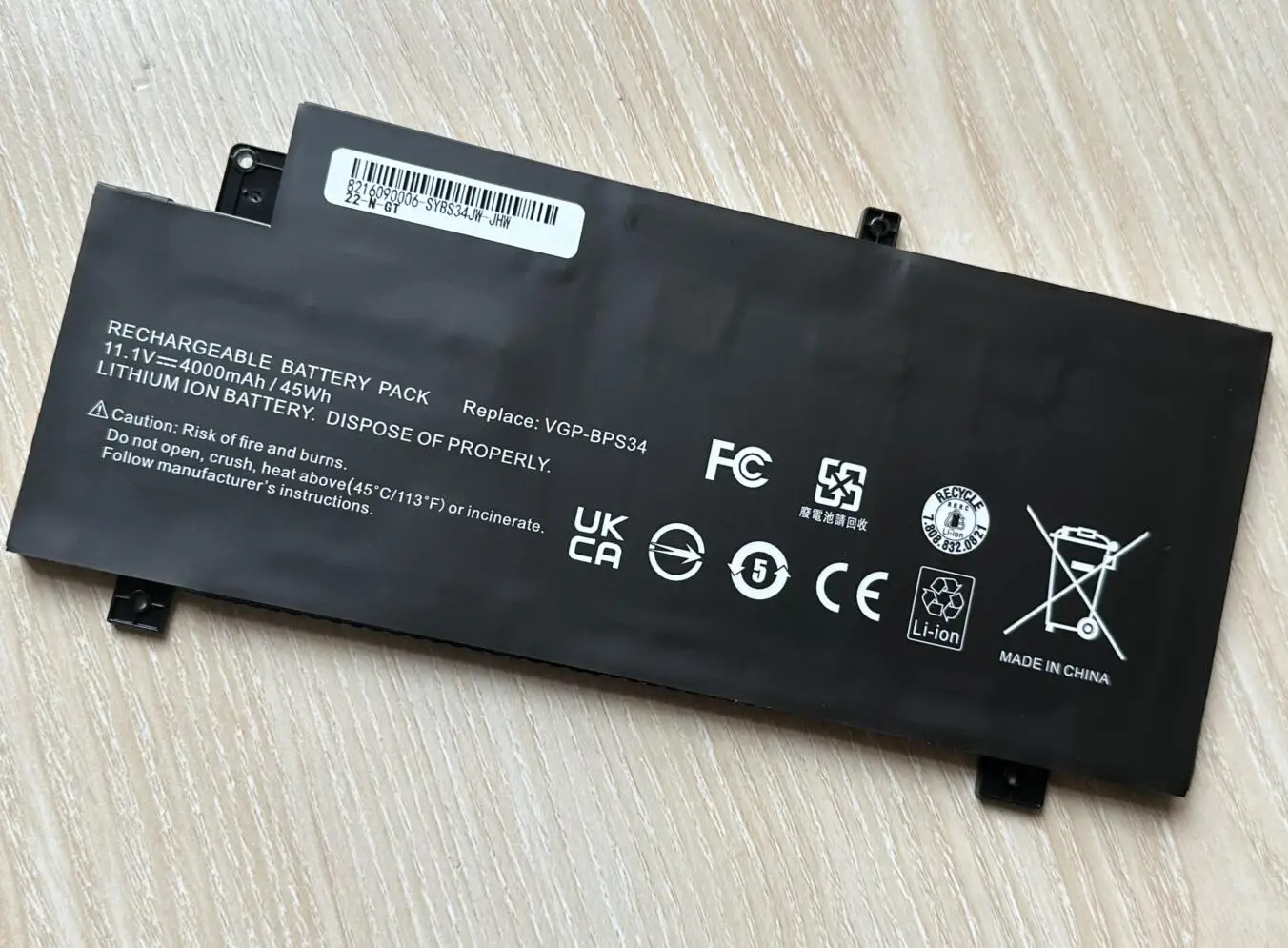 VGP-BPS34 Battery For SONY Vaio Fit 15 SVF15A SVF14A Series