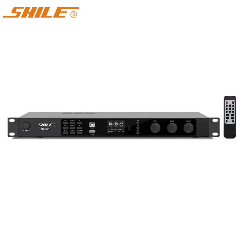 

Shile YD-905 Preamp Effector Anti-Howling KTV Conference Home Karaoke Reverb Audio Processor