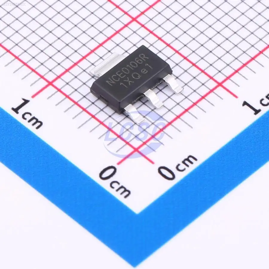 1PCS NCE0106R 100V 6A 140mΩ@10V,5A 3W 2.5V@250uA 1 N-Channel SOT-223 MOSFETs ROHS