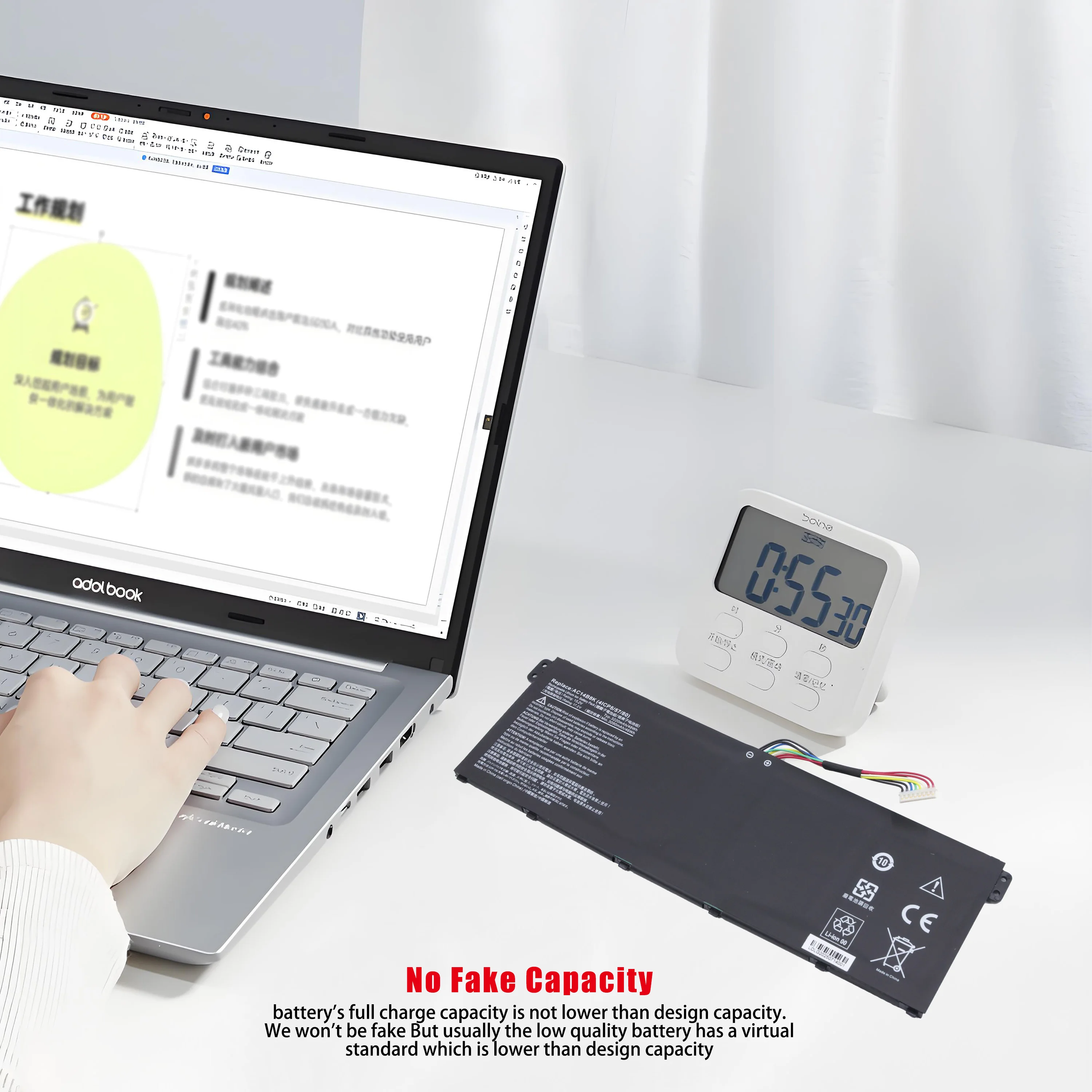 Acer Nitro 5 AN515-51 AN515-52 AN515-53 Aspire V3-371 V3-111 ES1-111 ES1-512 R3-131T R5-471T R7-371T R7-372T, AC14B8K