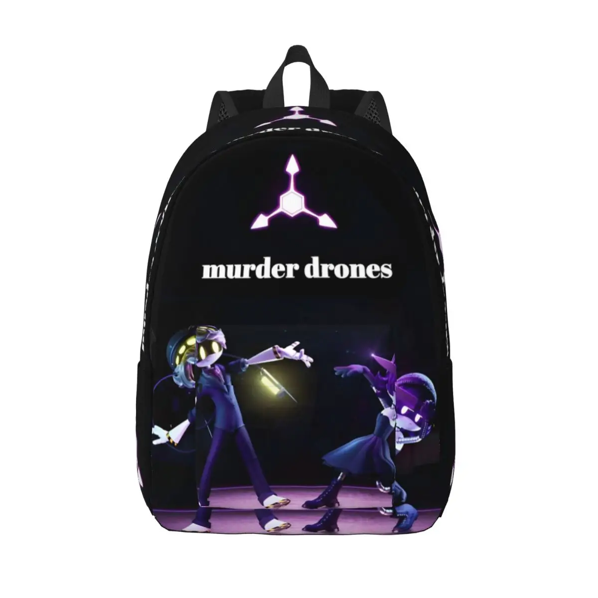 

Murder Drones Uzi Doorman for Teens Student School Bookbag Funny Tv Series Daypack Elementary High College Outdoor