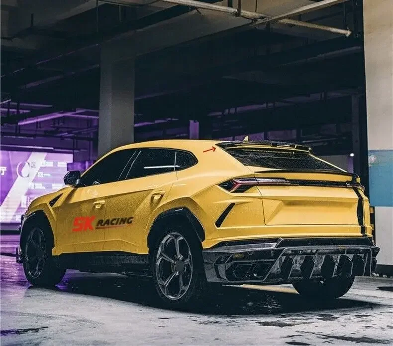 Nuovo stile adatto Lamborghini URUS in fibra di carbonio posteriore tronco tetto Spoiler Lip Wing Body kit accessori auto parti Top