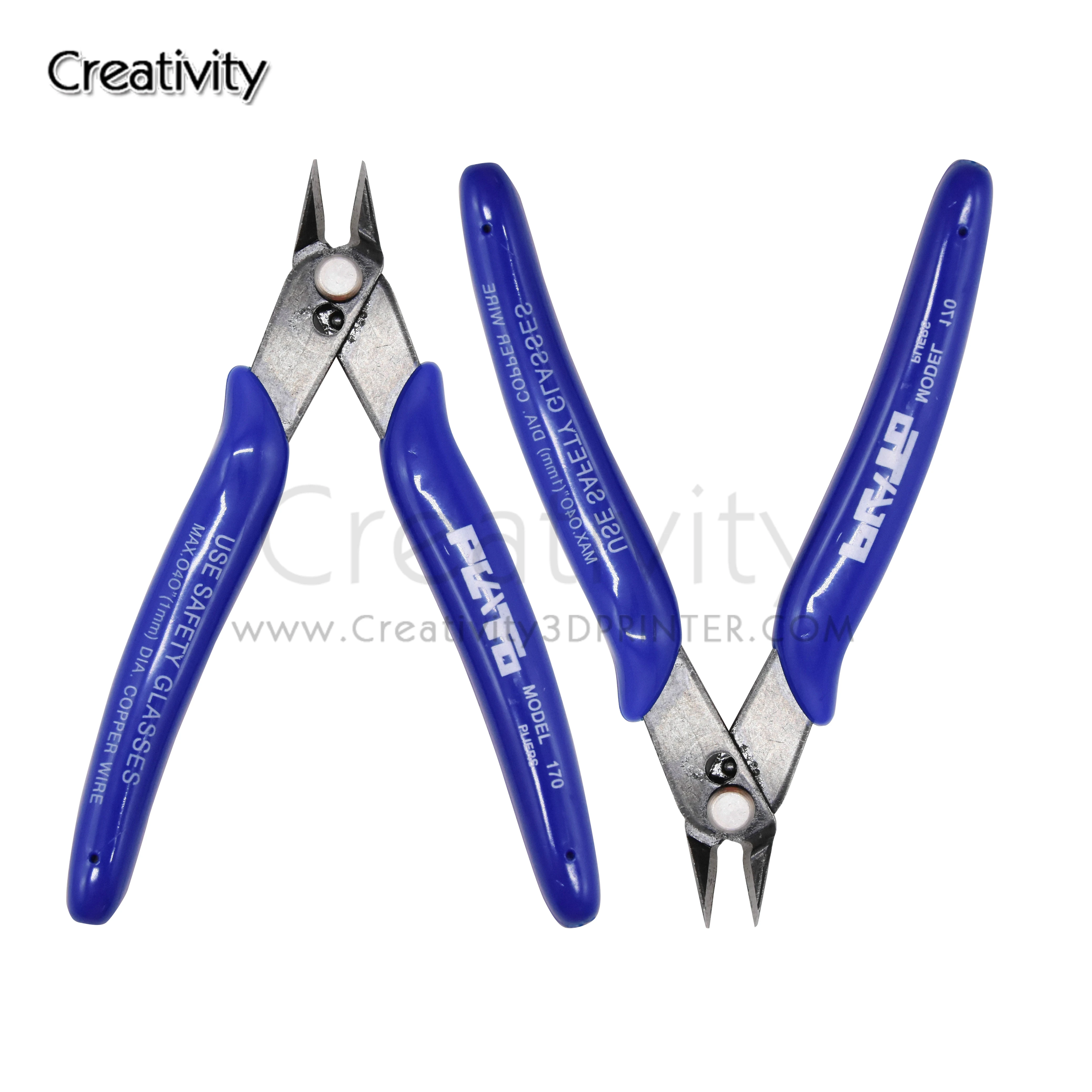 Creativity PLATO 170 Electronic Diagonal Pliers Side Cutting Nippers Wire Cutter Outlet Scissors Models Grinding Tools
