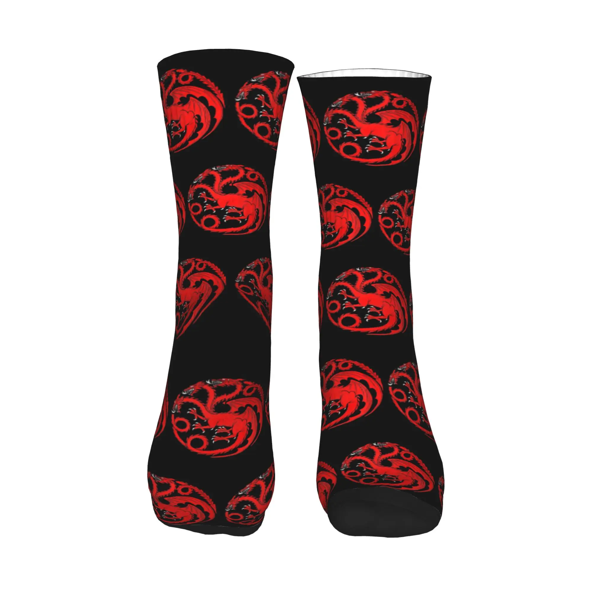 House Targaryen Sports Socks High Quality Stockings All Season Long Socks for Man's Woman's Birthday Present