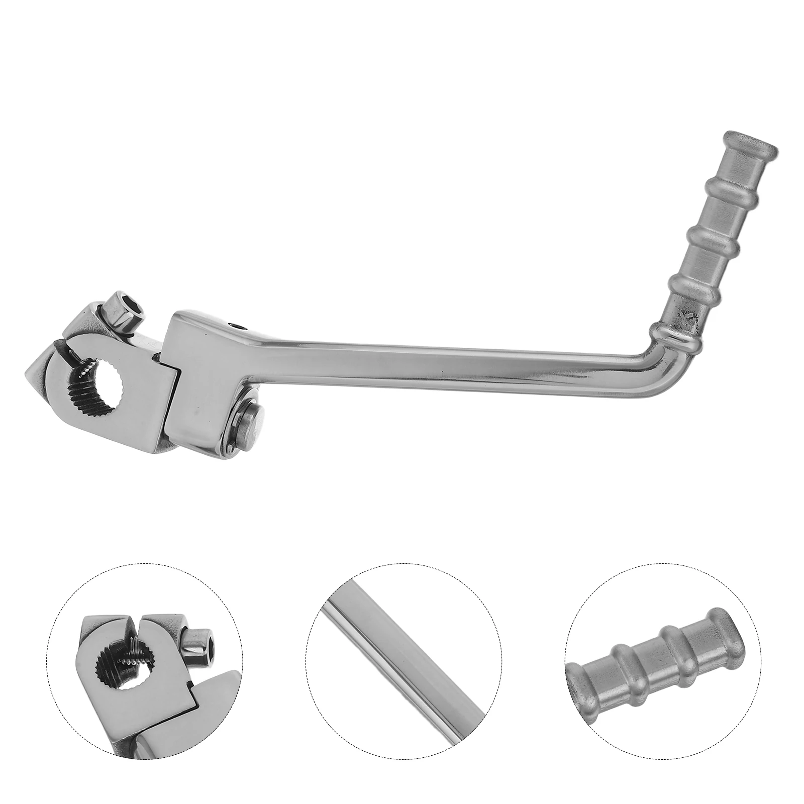 

Motorcycle Start Lever Kick Starter Dirt Bike Engine Atv Pedal Foot Stainless Steel for Heavy Duty