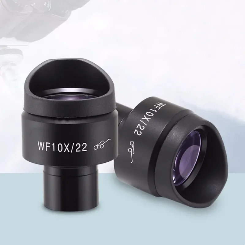 Biological Microscope WF10X Wide Angle Eyepiece Diopter Adjustable High Eye Point 23.2mm Olympus Nikon Replacement Eyepiece