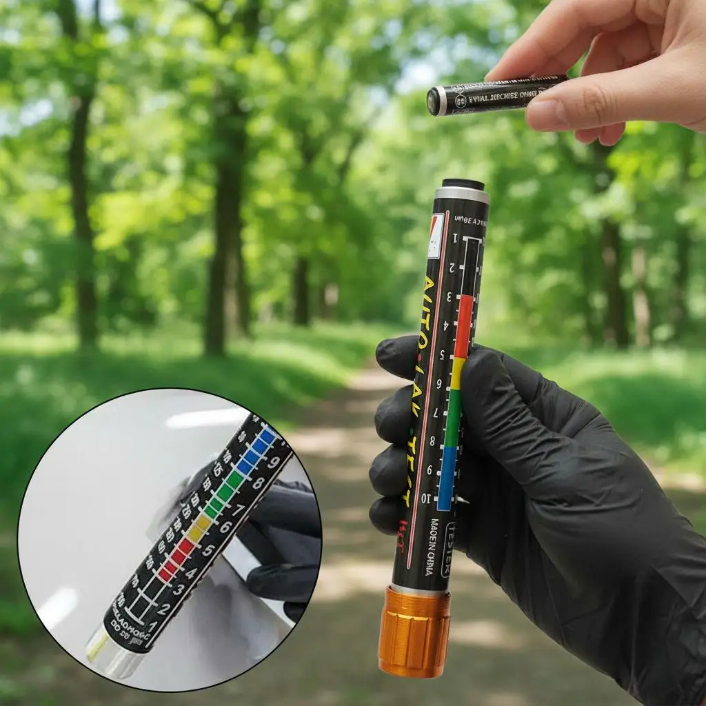 Car Coating Thickness Detection Pen Tester Meter Gauge Auto Paint Cars Paint Crash Check Test Paints Tester With Magnetic Tip