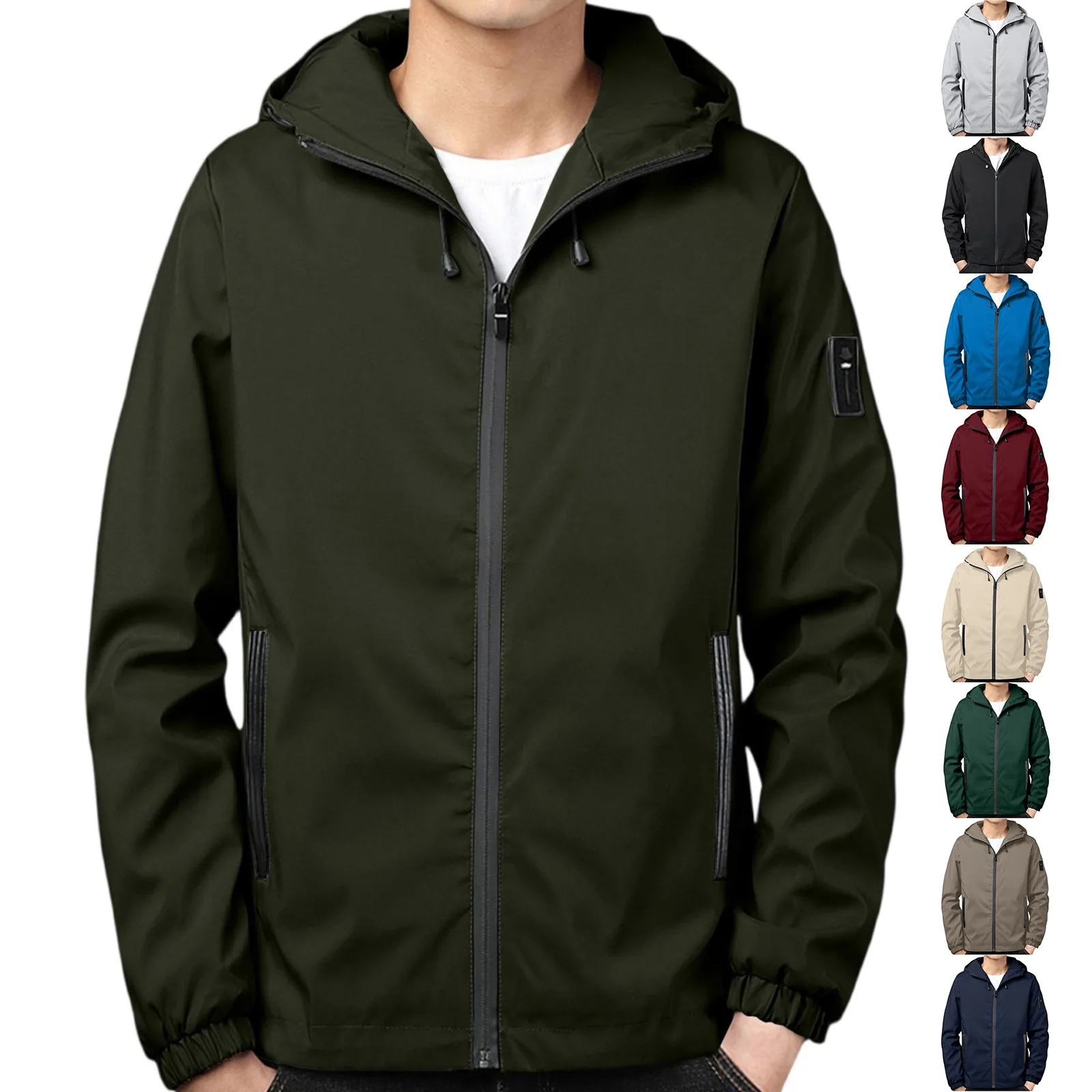 

Work Jackets Fall Jackets Mens Lightweight Jackets Jacket For Men Zip Up Jacket Mens Winter Jacket Casual Men'S Jacket