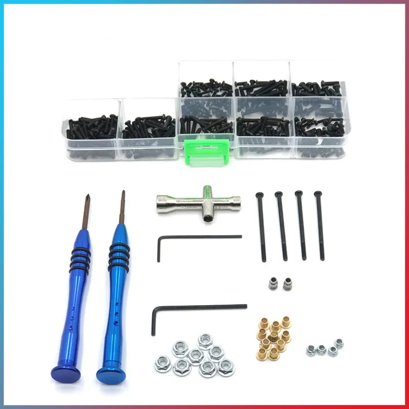 WLtoys-Ensemble de pièces de rechange d'origine pour voiture RC, chien Sophia, adaptateur à vis à billes, montage antichoc, opathie, éponge, assemblage de broches de position, 12423