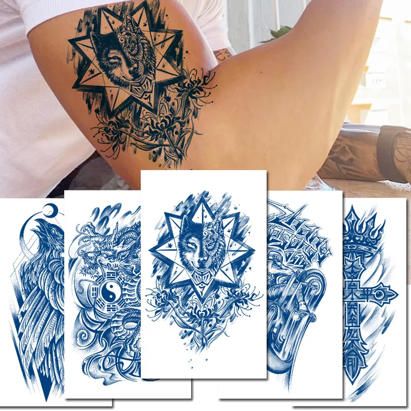 Juice Tattoo Stickers Tattoo Stickers Lasting For 15 Days Herbal Semi-permanent Tattoo Stickers