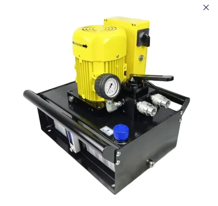 

High Performance Single Speed Economy Electric Drive High Pressure 700 bar/10000 psi Piston Pump 0.75 kW Manual Valve