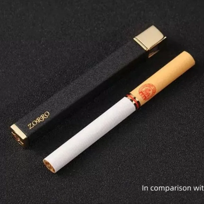 ZORRO Unique Portable Metal Butane Gas Lighter Screative Fashionable Lighter Premium Smoking Accessories Tools Festival Gifts