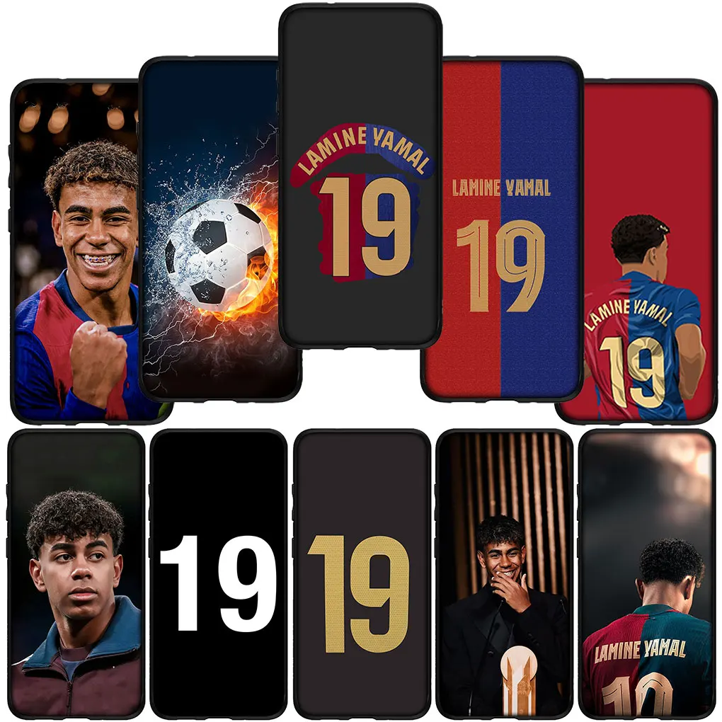 Soccer Number No 19 Football No19 Cover for Xiaomi Poco C65 X6 X3 NFC GT X4 M6 M4 M5 C40 F3 F6 F5 Pro Redmi 13C 12C 14C Case