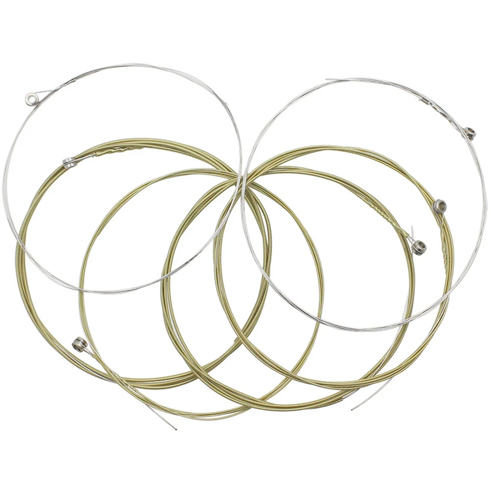 6 corde in bronzo fosforoso set di corde per chitarra folk acustica antiruggine resistente alla corrosione professionale ad alta resistenza