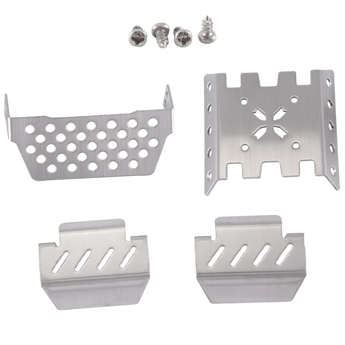 ABLJMetal Chassis Armor Axle Protector Plate for YiKong YK4082 YK4102 YK4103 Absima Sherpa RC Crawler Car Upgrade Parts