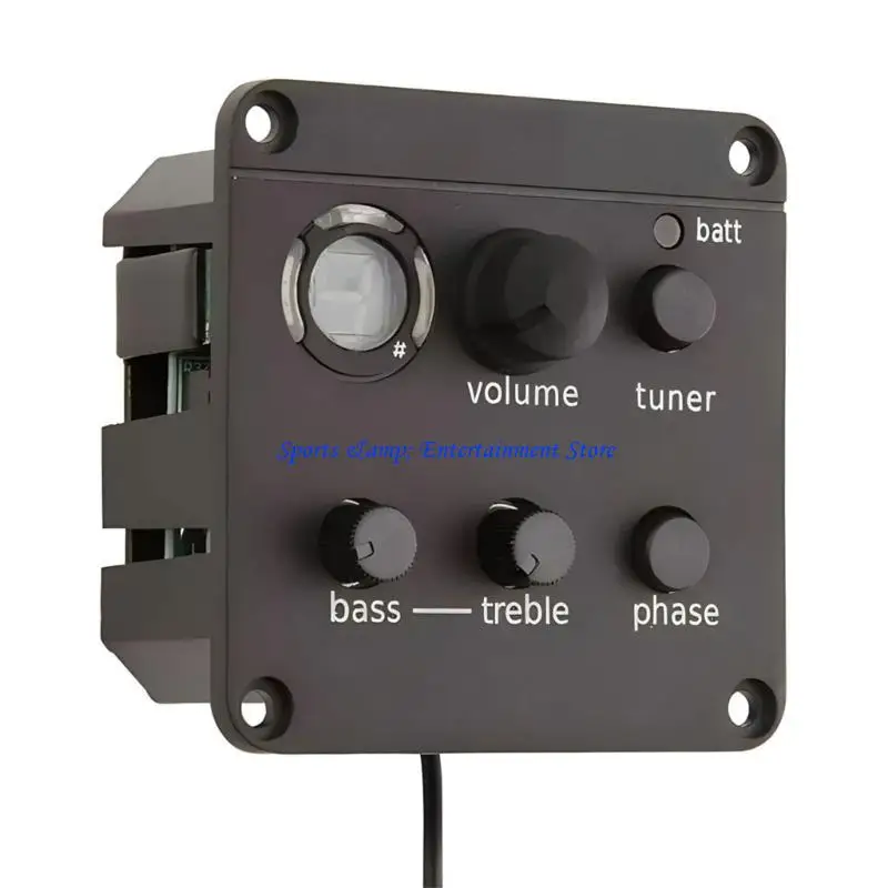 G7NF Guitar Pickup ISYS+ EQ Preamp Systems 2 Bands Guitar Preamps Piezo Pickup Tuplable ملحقات الغيتار الصوتية القابلة للتعديل