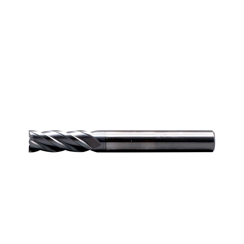 UNT Solid Carbide Fresa Coated CNC Router Milling HRC45 4 Flutes Square End Mill Cutters for Metal