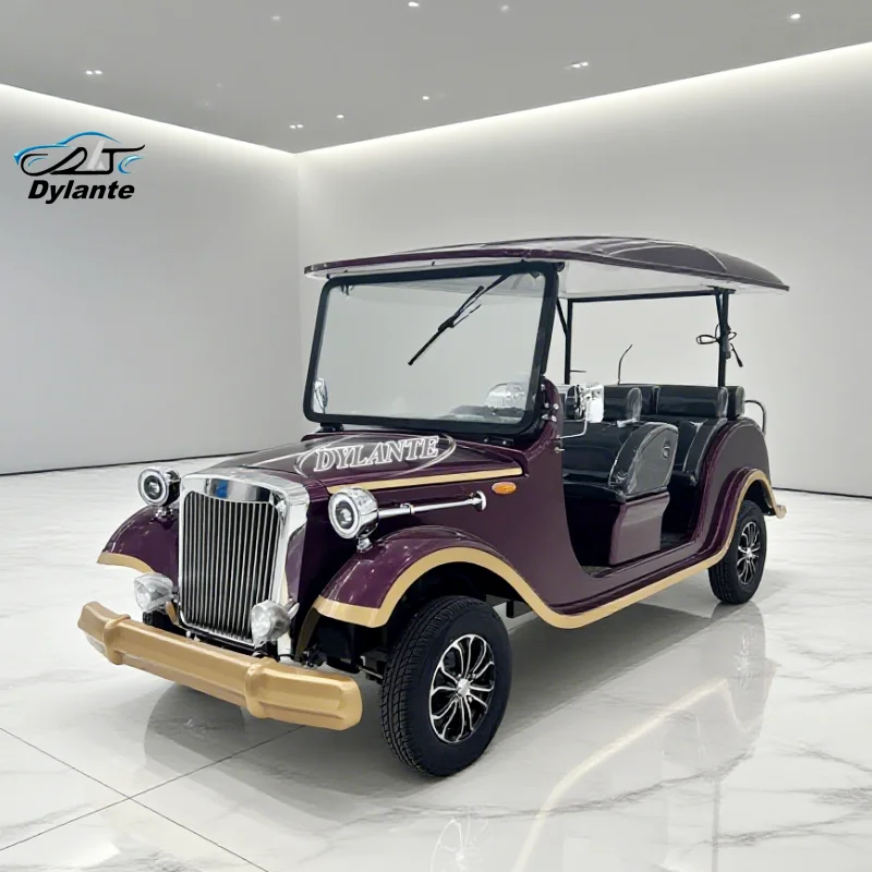 Wholesale Brand 11-Seater Luxury Retro Electric Antique Tourist Bus Electric Scooter Classic Club Classic Car