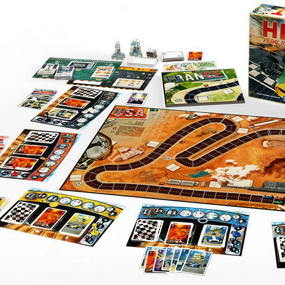 

Car tabletop game. A toy suitable for holiday parties and family gatherings. The perfect gift for the holidays.