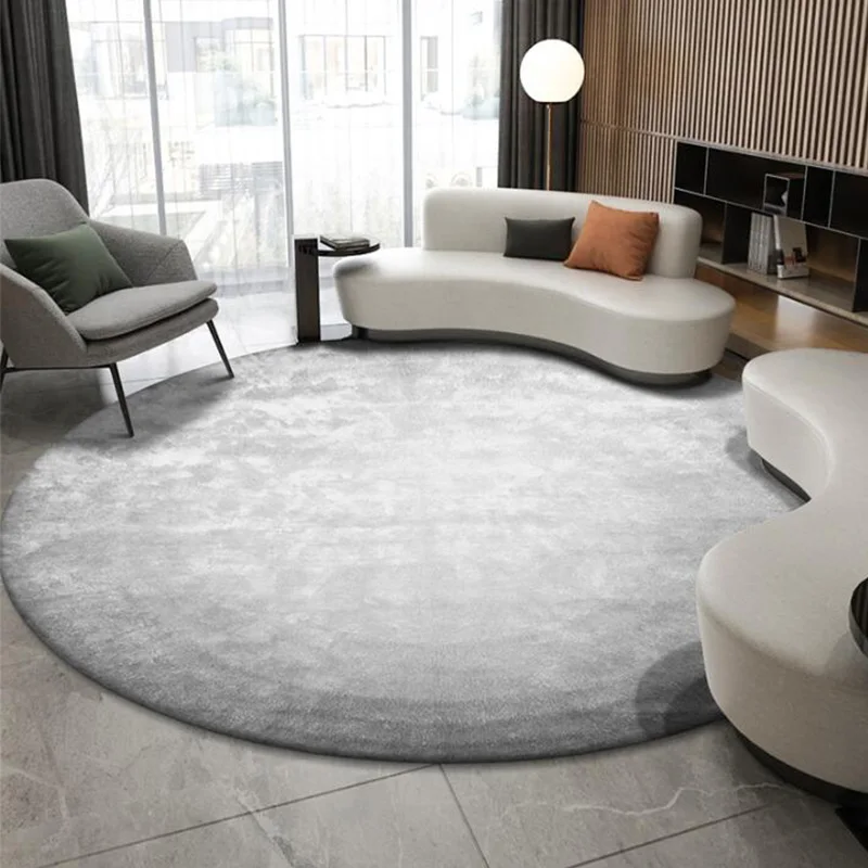

Concise Style Round Carpet Livingroom Home Round Rug for Bedroom Computer Chair Dressing Table Bedside Floor Mat Thick Carpet