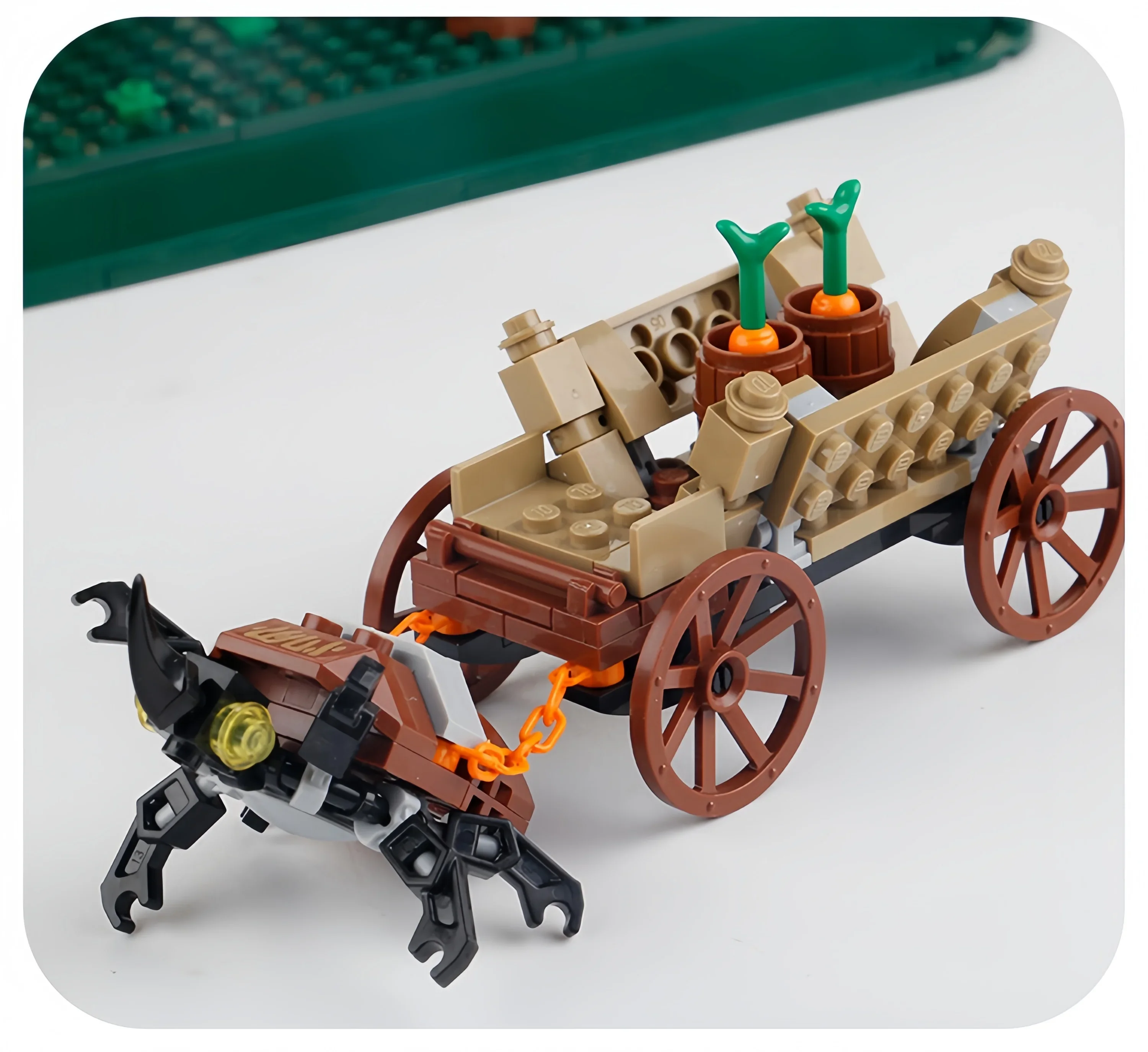 ألعاب مكعبات بناء صغيرة من Knew Built Mushroom House Fairy-Tale World تهدئة الأطفال، هدية مثالية للعب الخيالي #5