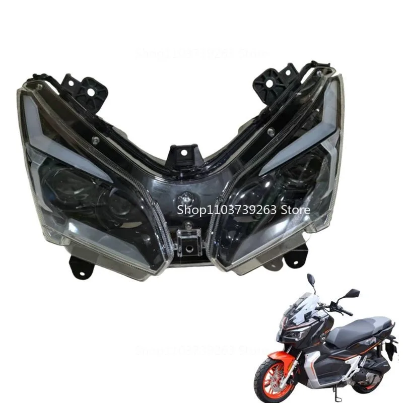 

Suitable for Qianjiang ADV Hong 150 QJ150T-23E-23E Headlight Glass Headlight Assembly Night Light
