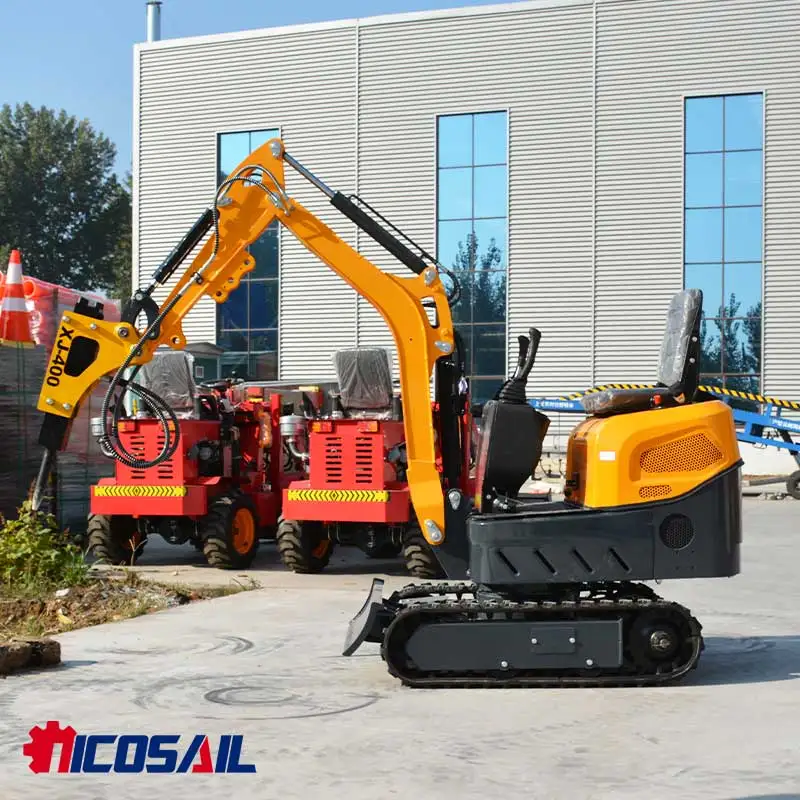 Mini escavatore cingolato di alta qualità: approvato EUR5 ed EPA per il drenaggio dei frutteti e lo sviluppo agricolo