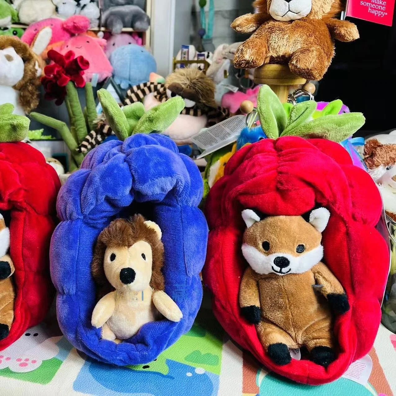 

Raspberry H Blueberry Nest Toy Cute Winter S Animal Cisas Gift Doll Plu Toys for All Ages