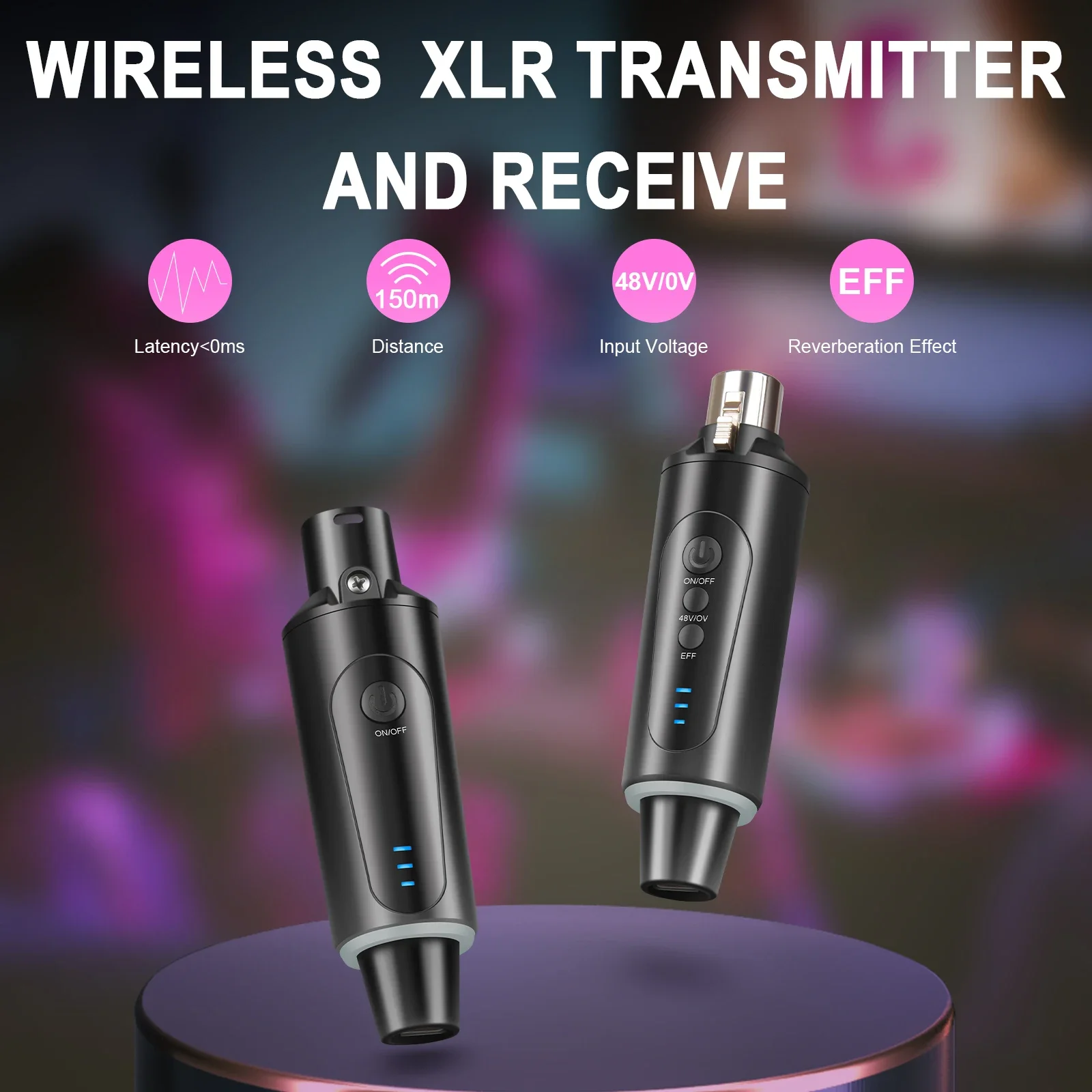 Trasmettitore e ricevitore Wireless MA2 XLR adattatore per microfono trasmettitore microfono cablato a Wireless digitale