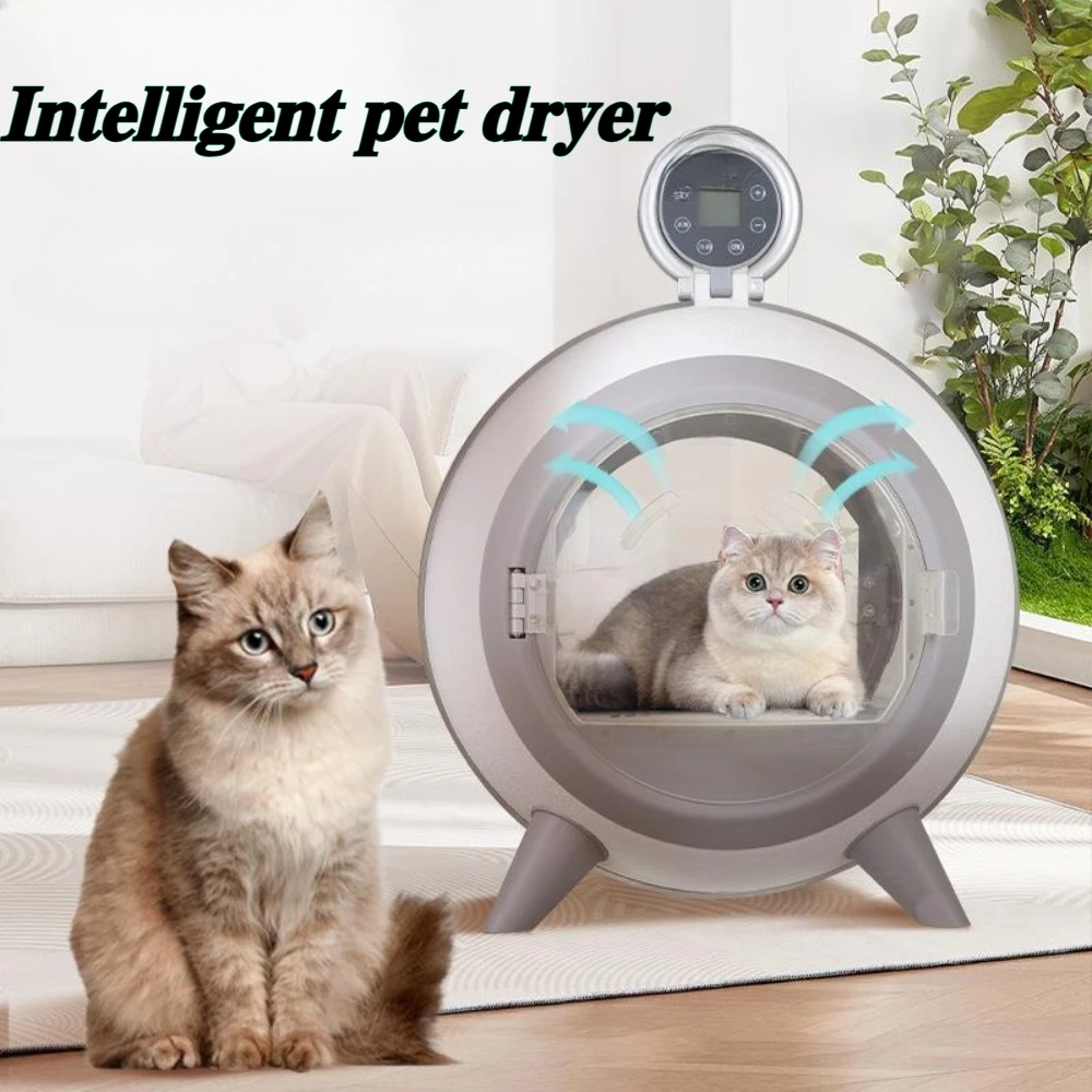 

Интеллектуальные 62л сушилки для домашних животных, ультрафиолетовая дезинфекция, малошумная сушилка для собак, сушилка для кошек с отрицательными ионами, товары для домашних животных