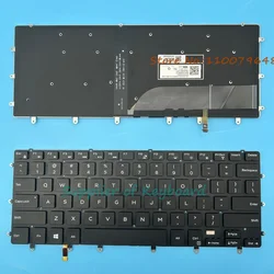 New English/Azerty French Keyboard For DELL XPS 15 7590 9550 9560 9570 15-7558 15-7568 P55F P56F Laptop Backlit