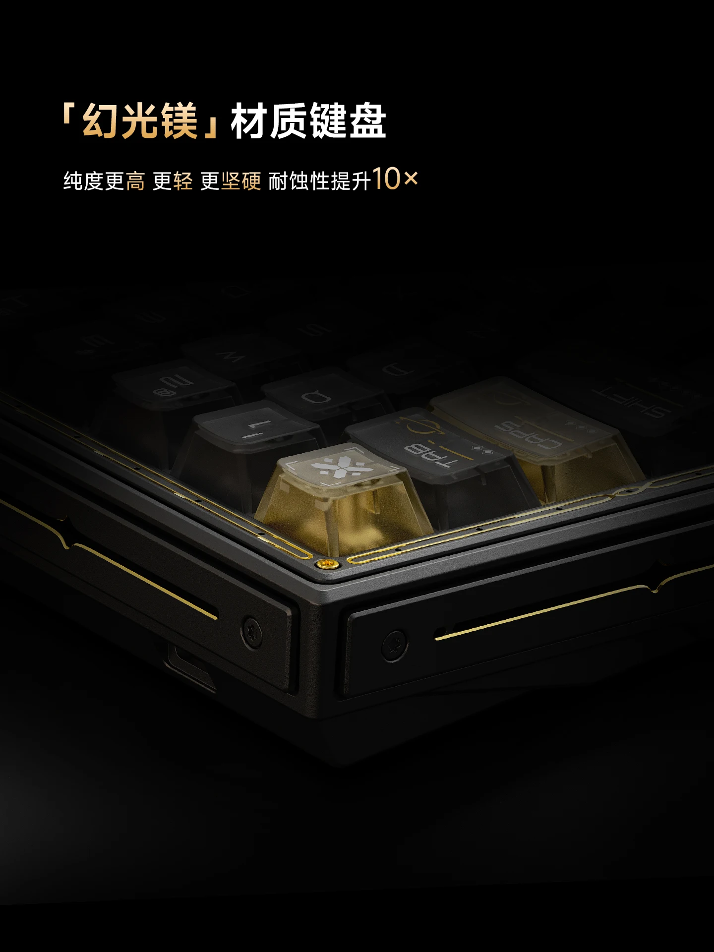 WLMOUSE Huan63 Magnetic Switch Keyboard 8K Polling Rate RT0.001mm Gasket Hot-Swap Custom Magnesium Alloy Keyboards for Gaming PC