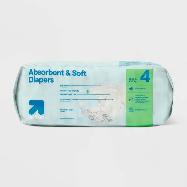 Disposable Diapers 28 Count Polyester